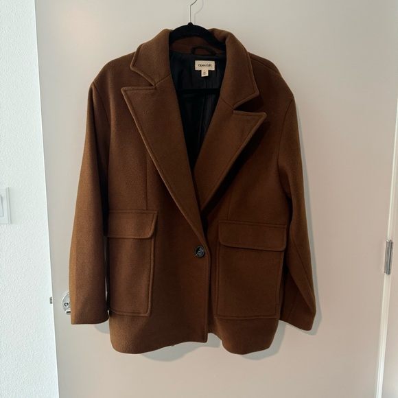 Open Edit brown jacket - Picture 1 of 4